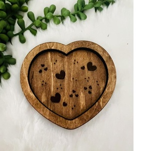 <b>Wooden</b> Jewelry Display Tray with Velvet Pads - Product Image 5