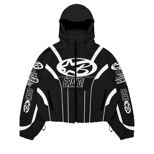 Custom <b>Oversize</b> Sportwear Streetwear Casual Sweatsuit 3m Reflective Jacket and <b>Jogger</b> Set Windbreaker Nylon Men Tracksuit - Product Image 4