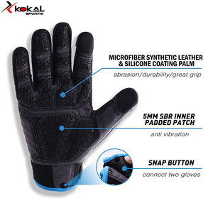 KOKAL SPORTS-guantes de impacto para hombre, protectores cómodos con TPR, protección contra el calor, protección contra el desgaste - Product Image 4