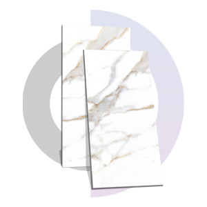 Carreau de porcelaine d'intérieur durable de 600x1200mm Isolation thermique résistante aux taches de conception naturelle arabe moderne pour les villas de luxe - Product Image 1