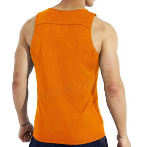 Usine directe en gros meilleur prix débardeur d'entraînement de gymnastique respirant pour hommes! - Product Image 3