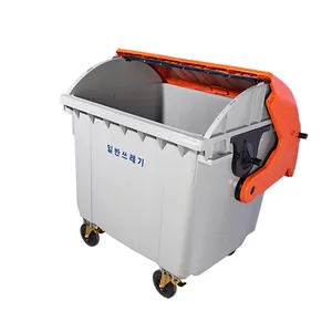 KEITI Ottokorea個別収集コンテナ1,100 L自動ローディングモバイルゴミ箱廃棄物、リサイクル用