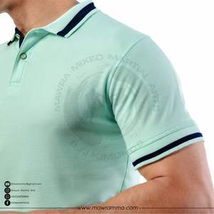 Camiseta Deportiva de Manga Corta para Hombre Mawra Martial Arts con Logotipo Personalizado, 100% Algodón, Bordado de Alto Rendimiento, Impresión Transpirable de Secado Rápido - Product Image 3