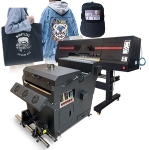 A1 xp600 4720 i3200 đầu in 600mm kỹ thuật số t Áo sơ mi dtf máy in phim với máy sấy bột và Máy lọc không khí - Product Image 2