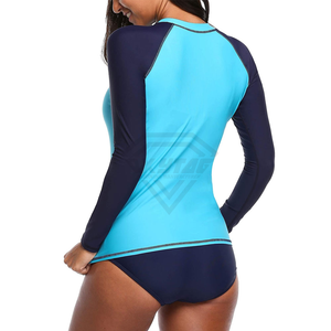 Rashguard à manches longues imprimé par sublimation sur mesure de haute qualité pour femmes, rashguard pour femmes de bonne qualité et confortable - Product Image 2