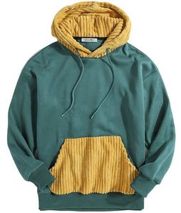 Latest Stylish Men's Pullover Tops Casual Cotton Hoodies in <b>Fleece</b> with Corduroy <b>Jacket</b> Multi-Colour for Winter - Product Image 6