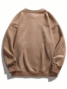 Vente en gros personnalisé 100% coton vente en gros couleur personnalisée 450gsm coton vierge unisexe surdimensionné lavage sweat. - Product Image 3