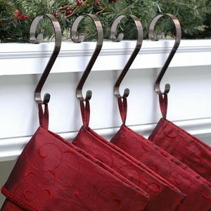 Aluminum Sculpted Reindeer <b>Stocking</b> <b>Holder</b> Wood Metal Cast Iron Rustic Gift Box Modern Designs High Quality Wholesale 2022 - Product Image 4