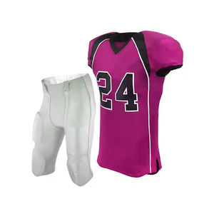Uniforme de football américain pour hommes de haute qualité pantalon en jersey personnalisé ensemble court tissu Durable Sublimation imprimé jour de jeu - Product Image 1