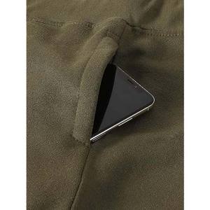 Pantalones Cortos para Hombre con Cintura Elástica Cómoda, Cintura Media, Lona de Alta Calidad, Impermeables, Antiarrugas, de Secado Rápido y Transpirables, Estilo Urbano - Product Image 5