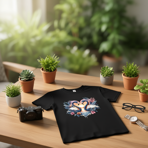 T-Shirt Unisex 100% Cotone 210GSM Stile Casual Aderente con Design Personalizzato Stampato Metodo di Stampa DTG - Product Image 5