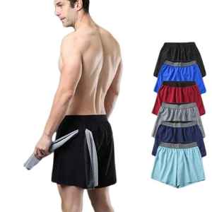 Pantalones Cortos Deportivos para Hombre, Rotos, Lisos, de Secado Rápido, con Logotipo Personalizado, Servicio OEM, para Verano, Aire Libre, Correr, Casuales - Product Image 2