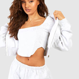 Vente en gros de sweats à capuche de gym pour fitness et entraînement pour femmes ensembles de sweats à capuche pour le yoga et le sport - Product Image 4