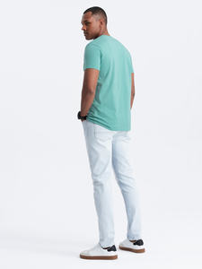 Vente en gros 100% coton microfibre hommes T-Shirt imprimé personnalisé pur sport Gym course T-Shirt décontracté - Product Image 4