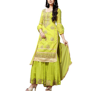 2025 New Arrival Best Selling Women Salwar Kameez / Latest Design 100% Silk High Quality Customizable Ladies Party Wear - Product Image 2