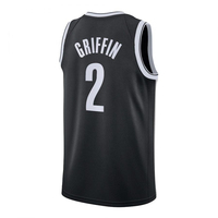 Maillot de basket-ball unisexe personnalisable de haute qualité, impression numérique, 100% polyester, respirant, antibactérien