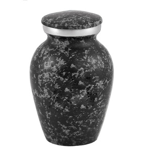 Urne de crémation en aluminium revêtue d'émail, fabriquée à la main, meilleure vente, qualité supérieure, Design moderne, rangement des cendres d'enterrement - Product Image 3