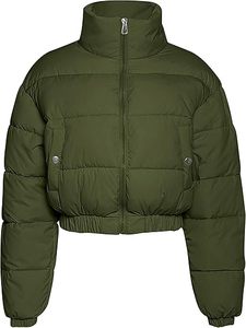 Veste de sport réversible Hedus pour homme, style universitaire, à fermeture éclair, col montant, rembourrée, imperméable, à capuche, motif hiver - Product Image 6