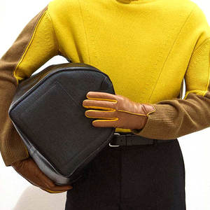 Guantes de Cuero de Invierno Personalizables de Alta Calidad, Diseño Moderno de Color Sólido para Viajes, Ciclismo y Deportes - El Mejor Precio al por Mayor - Product Image 3