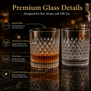 Vaso de Whisky con Logotipo Personalizado, Bajo MOQ, Cristal, Estilo Old Fashioned, con Caja de Regalo, Proveedor Mayorista OEM ODM - Product Image 3
