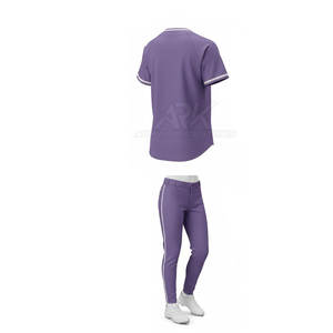 Uniforme de baseball pour femmes le plus vendu, uniforme de baseball personnalisé avec logo, tenue d'équipe de baseball, prix de gros - Product Image 4