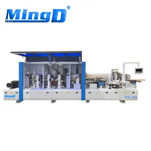 Mingd MD-608 Houtbewerking Pvc Rand Banding Machine Automatische Rand Bander China Guangdong Blauw Voorzien Mdf Rand Lijmmachine