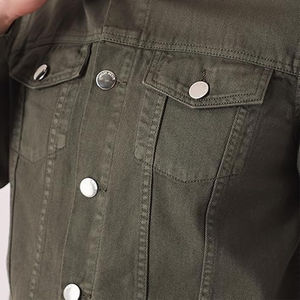 Veste en jean pour homme de haute qualité 2025, décontractée, automne, surdimensionnée, avec boutons, veste en jean pour homme - Product Image 4