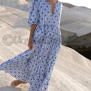 ผลิตจากผ้าฝ้ายทอปัก มีซับในเต็มตัว ตะขอและปิดตาที่คอ สไตล์เสื้อสวมหัว แฟชั่นผู้หญิง - Product Image 1