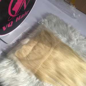 Meilleure vente HD Lace Frontal, cheveux naturels droits de couleur 613, 100% cheveux humains de haute qualité, cheveux bruts vietnamiens. - Product Image 2