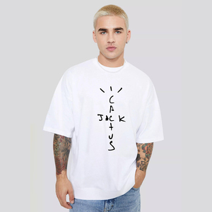 T-shirts pour hommes Streetwear graphique surdimensionné noir imprimé DTG personnalisé en gros 300 grammes de tissu de haute qualité meilleure vente - Product Image 1