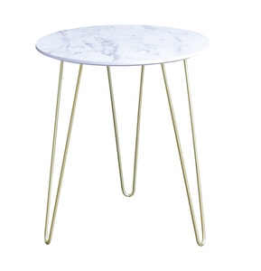 2025 élégant indien en acier inoxydable plaqué or rond Table à manger basse fabriqué à la main Antique printemps meilleur prix décoration de la maison - Product Image 2