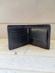 Western Pattern Hand Tooled Leather Men's Wallet Long Zipper Hot Sale Fashion Stylish Turquoise <b>Colour</b> Cash Holder Gift for Him - Product Image 4