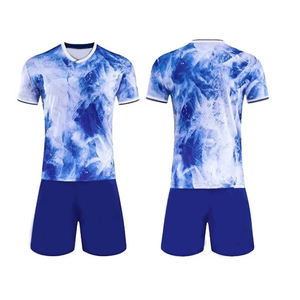 High Quality 100% Polyester France Soccer Jerseys Durable Lightweight Sublimation Training Uniform Quick Dry Custom Logo - Product Image 3