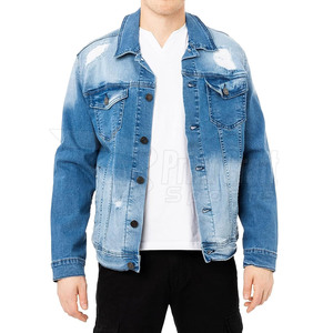 Nouveau design veste en jean de couleur unie pour hommes adultes style décontracté avec motif de lettres pour l'hiver - Product Image 3