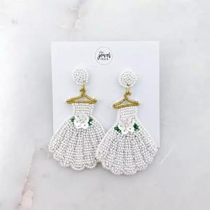ต่างหูแฟชั่นแบบหรูหราของผู้หญิงใหม่ต่างหูแบบห้อยคุณภาพดี - Product Image 1