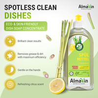 AlmaWin RTS 1 Liquide vaisselle biologique au parfum de citronnelle 500ml Puissant