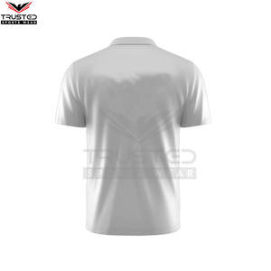 Meilleure qualité respirant hommes pour polos conception de logo personnalisable motif solide tissu tricoté dernier style - Product Image 3