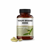 Supplément d'extrait de Bhringraj de haute qualité | Soins capillaires ayurvédiques | Capsules végétariennes | Service de marque privée OEM/ODM