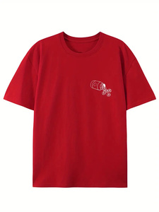 100% algodón blanco sólido camiseta de hombre Casual manga corta de cuello redondo talla grande colección de verano 260 gramos tela ropa a granel - Product Image 6