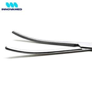 <b>Stainless</b> <b>Steel</b> Curved Forceps Surgical Instruments Best Supplier Surgical Forceps for Surgery by INNOVAMED - Product Image 5