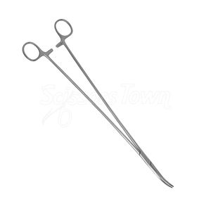 Pinzas de Ligadura Zenker Extra Largas Bariátricas de 14 Pulgadas, Curvas, Totalmente Dentadas, Herramienta Quirúrgica de Acero Inoxidable - Product Image 4