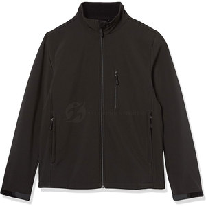 Wholesale Custom Logo <b>Men's</b> <b>Winter</b> Stand Collar Softshell Jacket Breathable Outdoor Use - Product Image 2