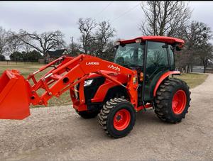 Tractors Kubota 4x4 Farming <b>Machine</b> Agricultural Kubota Tractor Kubota L3940 4X4 Diesel Mini Tractor backhoe Loader Perfect - Product Image 5