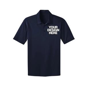 Polos personnalisés avec logo, en coton Dry Fit de qualité supérieure, respirants, couleur unie, motif toile teintée, vente en gros directe usine - Product Image 1