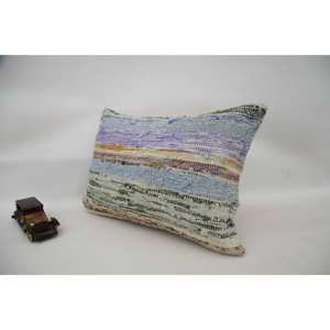 Multicolor 16x24 Inch Wool <b>Kantha</b> Mosaic Paisley Patchwork Pillow Vintage Woven Grape Design Decorative & <b>Throw</b> Pillow - Product Image 4