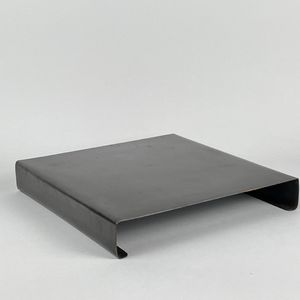 <b>Wire</b> Design Set of 3 Piece Iron Metal Square Display Food Riser Stand <b>Rack</b> Black Finished for Food Presentation - Product Image 3