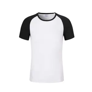 Latest Design Fashion Clothes Contrast Reglan Long Sleeve T-Shirt 2024