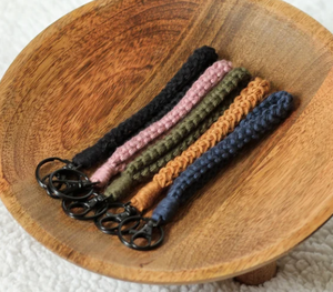 Porte-clés bracelet-Porte-clés 100% coton-Choisissez votre couleur - Product Image 1