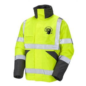 Chaquetas de seguridad reflectantes Hi Vis para hombre, de manga larga, Color sólido, la mejor Correa, Logo personalizado, Hi-Vi - Product Image 4