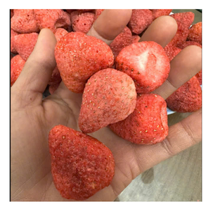 Fresas naturales liofilizadas, dulces y picantes, ideales para coberturas de postres, batidos, mezcla de frutos secos con esencia de Fresas - Product Image 2